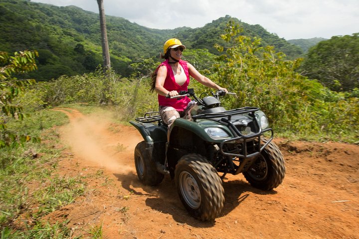 Off- Road ATV Adventure Tour in a Private 850 Acre Park Waterfalls+ Ocean view