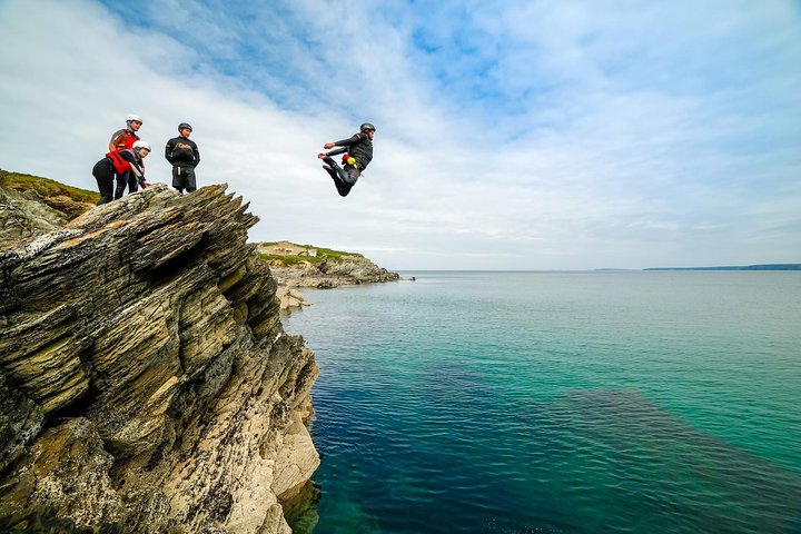 Cornish Classic Coasteer – Cliff Jumps, Sea Caves & Wild Swimming