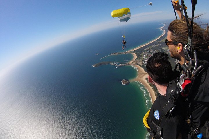 Coffs Harbour Ground Rush or Max Freefall Tandem Skydive on the Beach