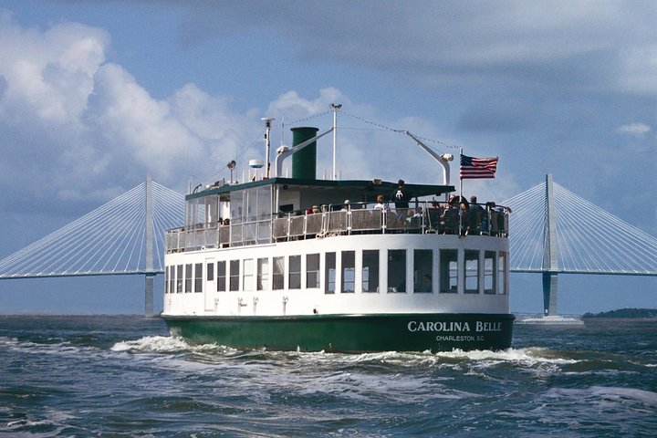 Charleston Harbor Live Narrated History Day or Sunset Boat Cruise