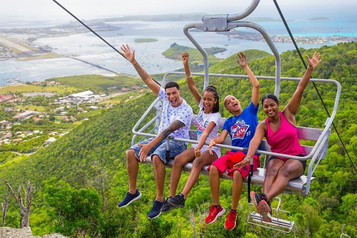 Sky Explorer and Flying Dutchman at Rainforest Adventures St. Maarten