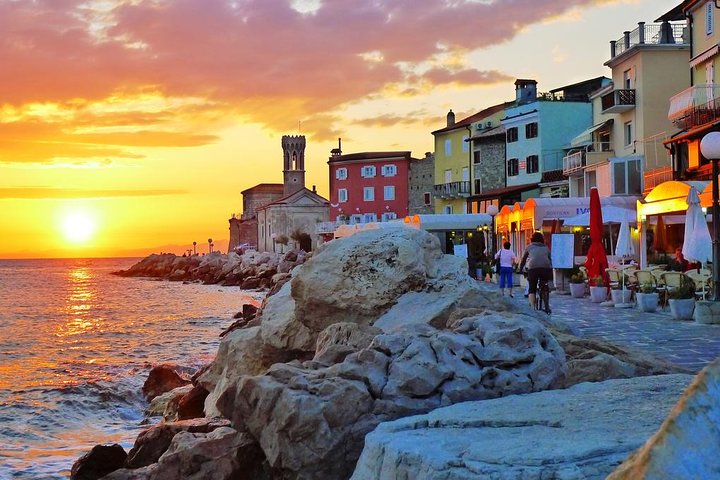 Piran & Panoramic Slovenian Coast from Trieste