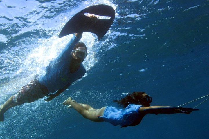 Underwater Boat Hitchhiking