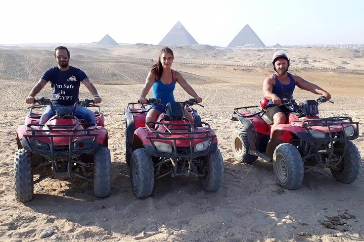 Sightseeing Private Tour to Giza Pyramids Sphinx & 1 Hour ATV Quad Bike Ride