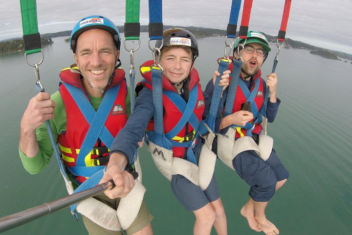 Parasailing Adventure Over the Bay of Islands