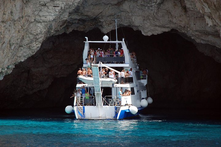 Paxos Antipaxos Blue Caves Cruise from Corfu
