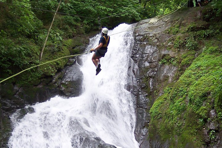 Mega Zipline over 11 Waterfalls from Puntarenas