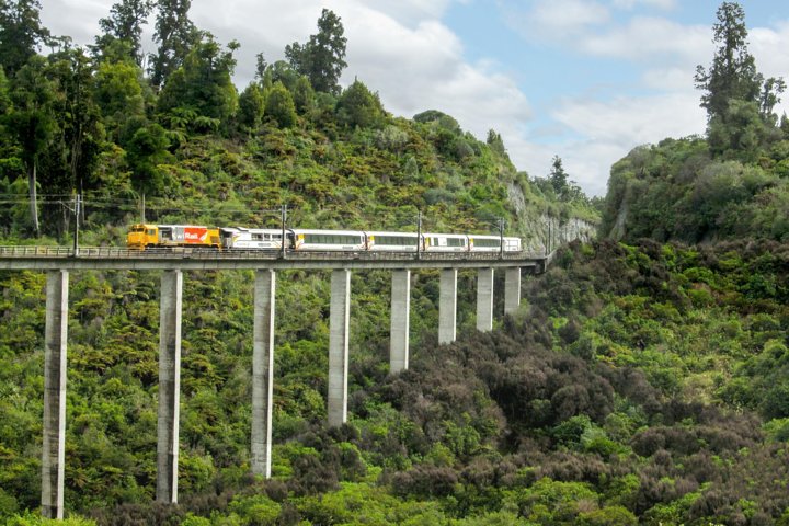 Northern Explorer Train Journey from Wellington to Auckland