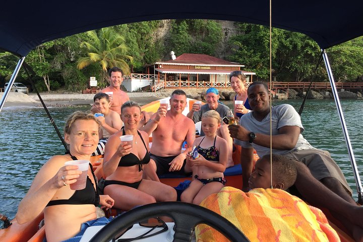 Private Full Day Charter: St Lucia Boat Tour to Soufriere