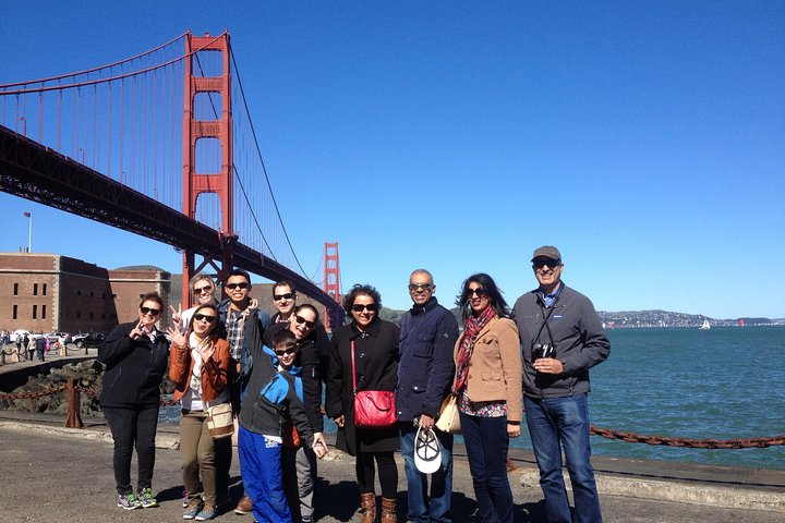 Golden Gate Bridge Muir Woods Sausalito with Optional Alcatraz