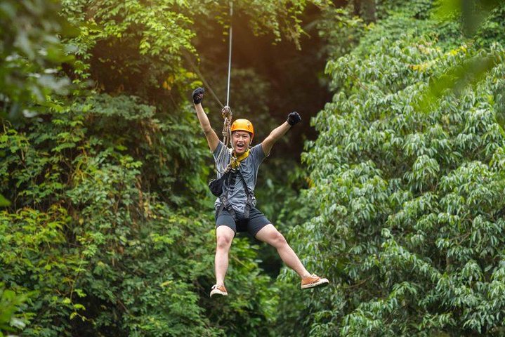 Bransons Best Zipline - Great Woodsman Canopy Tour