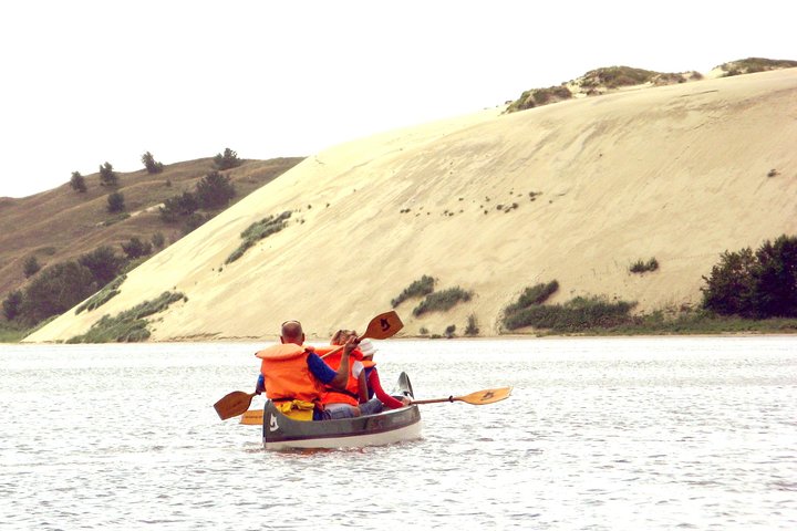 Untouched Sand Dunes - Guided canoe tour on UNESCO site