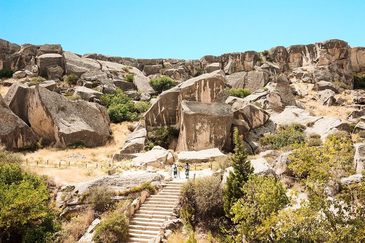 Gobustan & Mud, Fire Temple, Burning Mountain (Group & Private)
