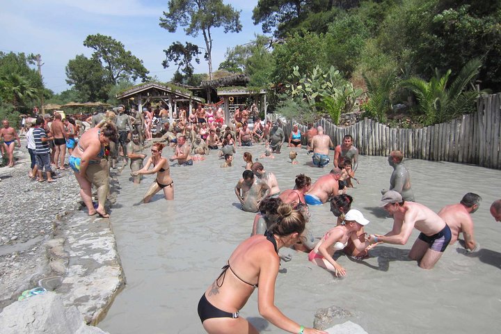 Dalyan Mud Bath, Iztuzu Beach & Kaunos Tombs from Sarigerme