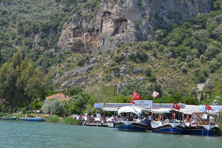 Dalyan Mud Bath, Iztuzu Beach & Kaunos Tombs from Sarigerme