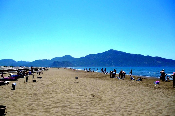 Dalyan Mud Bath, Iztuzu Beach & Kaunos Tombs from Sarigerme