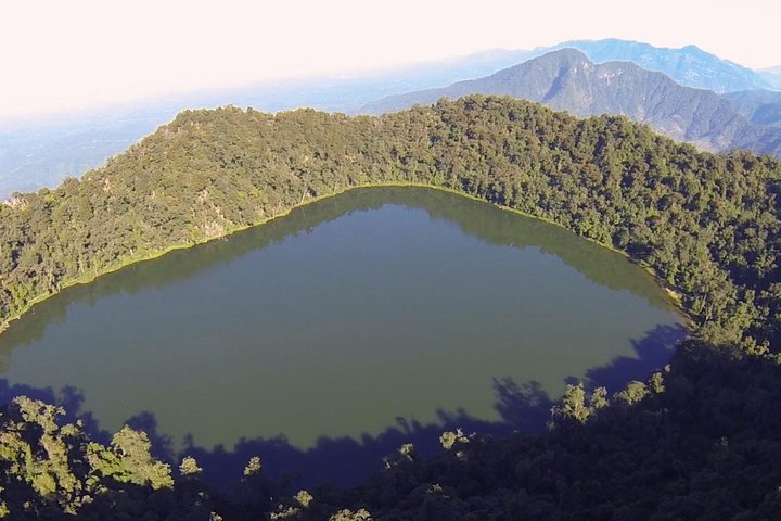 Trek to Chicabal Volcano and Lagoon near Quetzaltenango , Guatemala