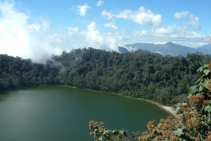 Trek to Chicabal Volcano and Lagoon near Quetzaltenango , Guatemala