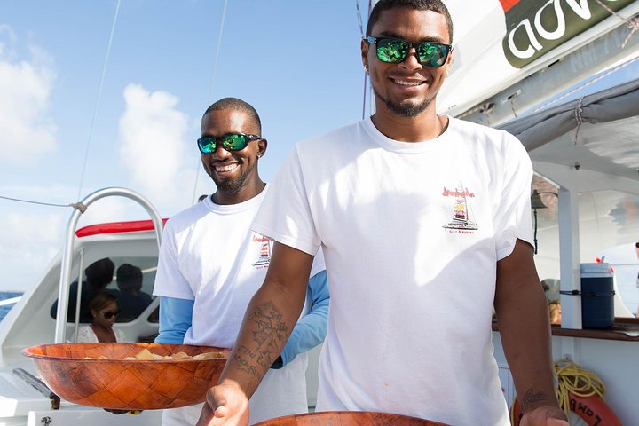 Prickly Pear Catamaran Trip from St Maarten Including Lunch