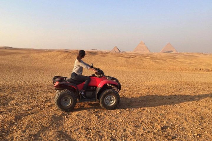 Sightseeing Private Tour to Giza Pyramids Sphinx & 1 Hour ATV Quad Bike Ride