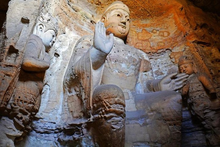1 Day Datong Yungang Grottoes & Hanging Temple Tour/from Beijing