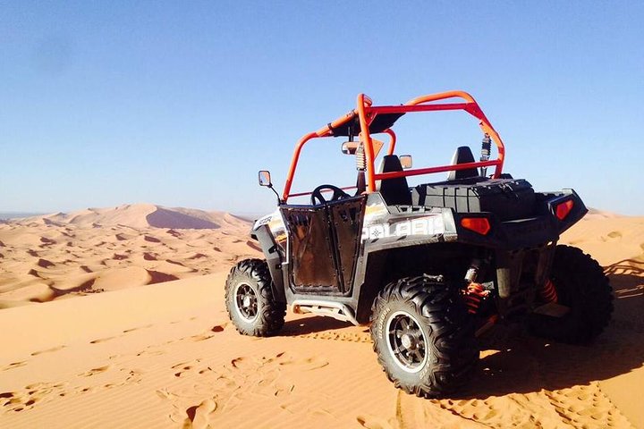 Buggy Biking in Merzouga Dunes Desert Erg Chebbi