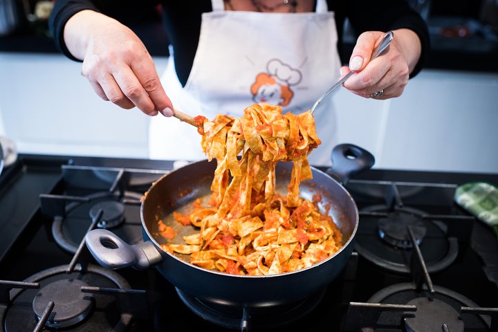 Private cooking class at a Cesarina's home with tasting in Bergamo