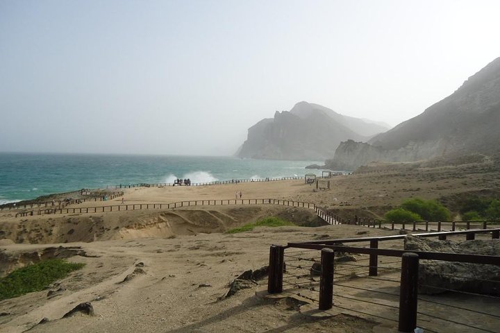 West Salalah Tour - Caribbean of Orient - Fazayah Beach with City