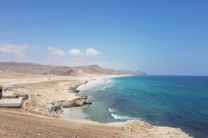 West Salalah Tour - Caribbean of Orient - Fazayah Beach with City