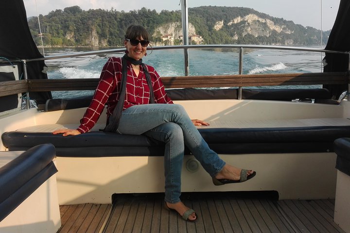Micaela's exclusive private sunset cruise on lake Maggiore