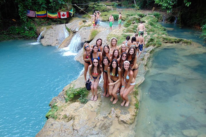 Blue Hole, Secret Falls, and Dunn's River Falls Combo Day-Trip