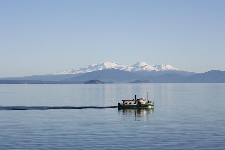 Lake Taupō Māori Rock Carvings Scenic Cruise aboard Ernest Kemp