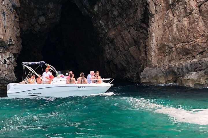 Kotor Private Boat Tour: Blue Cave & Lady of the Rocks (Up to 9)