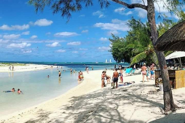 Catamaran Adventure Full Day: Ile aux cerfs,GRSE Waterfall,Snorkeling &BBQ Lunch