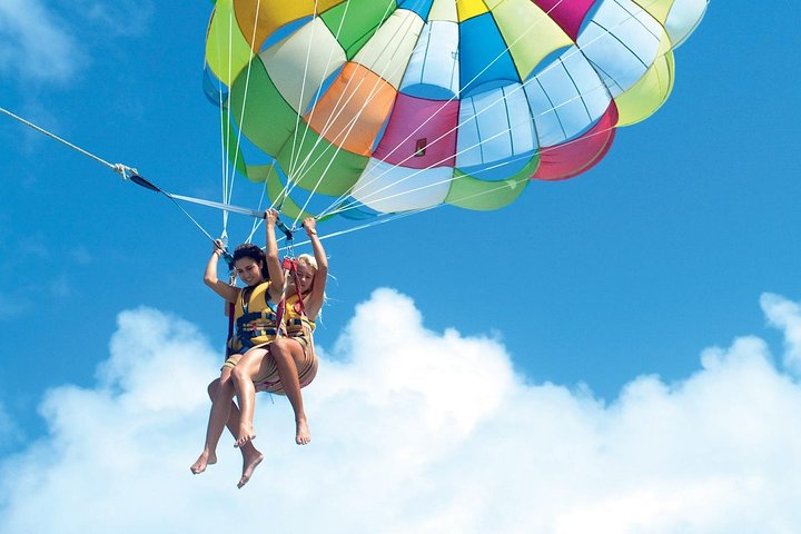 Catamaran Adventure Full Day: Ile aux cerfs,GRSE Waterfall,Snorkeling &BBQ Lunch