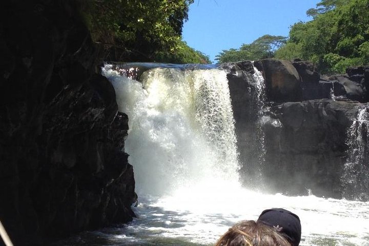 Catamaran Adventure Full Day: Ile aux cerfs,GRSE Waterfall,Snorkeling &BBQ Lunch