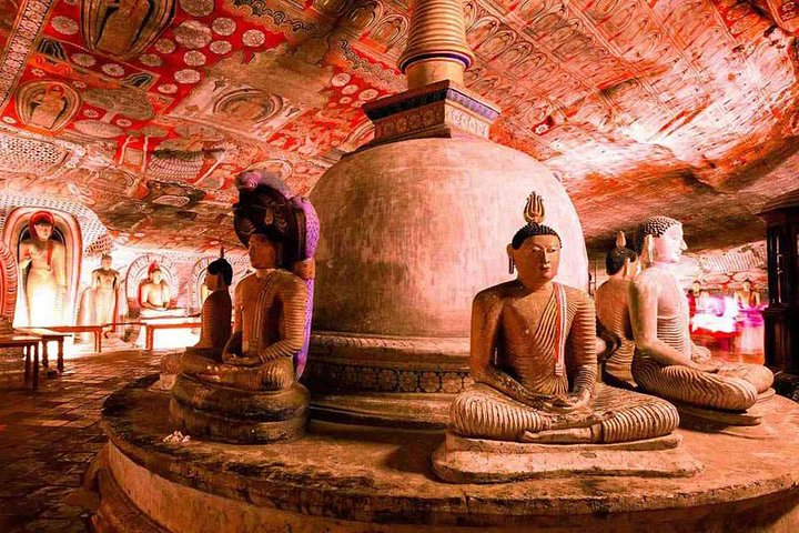 Sigiriya Rock & Dambulla Cave Temple Private Guided Day Trip