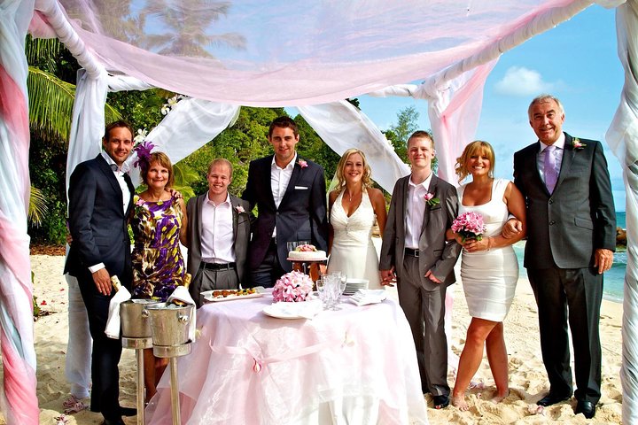 Wedding / honeymoon photo La Digue Seychelles