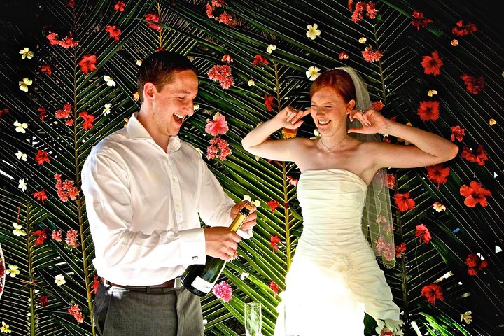 Wedding / honeymoon photo La Digue Seychelles