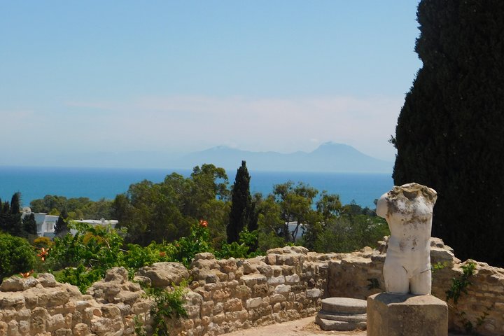 Guided Bike Tour of Carthage Archeological Site in Tunisia