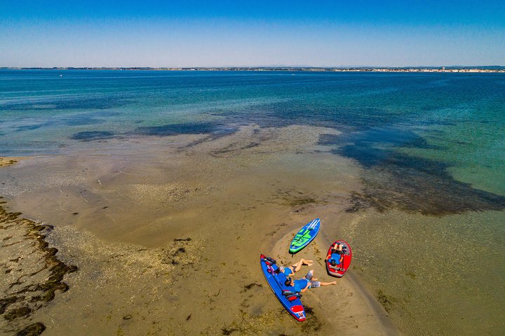 Stand-up-paddle on Laguna of Thau, rental, Sete