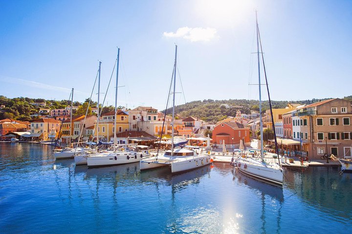 Full-Day Boat Tour of Paxos Antipaxos Blue Caves from Corfu