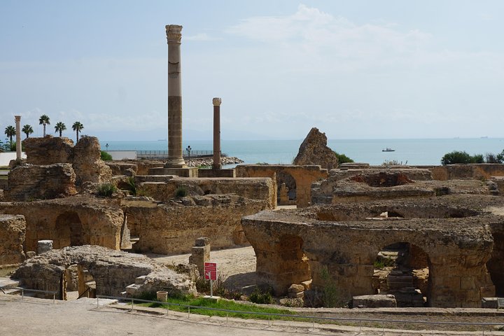 Guided Bike Tour of Carthage Archeological Site in Tunisia