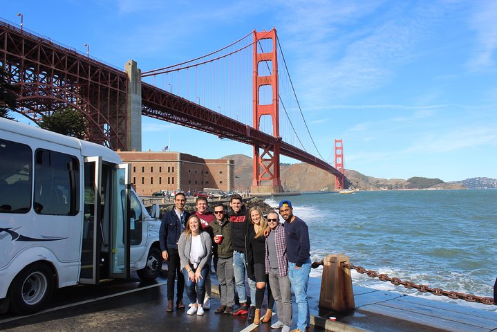 Golden Gate Bridge Muir Woods Sausalito with Optional Alcatraz