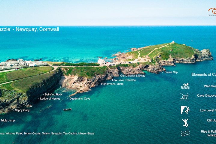 Cornish Classic Coasteer – Cliff Jumps, Sea Caves & Wild Swimming