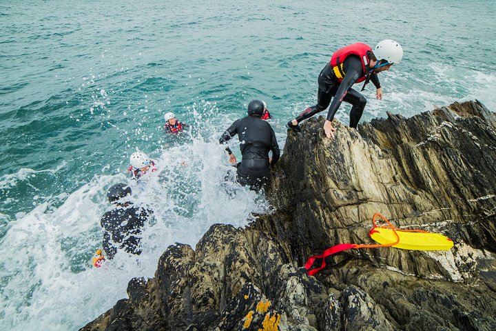 Cornish Classic Coasteer – Cliff Jumps, Sea Caves & Wild Swimming