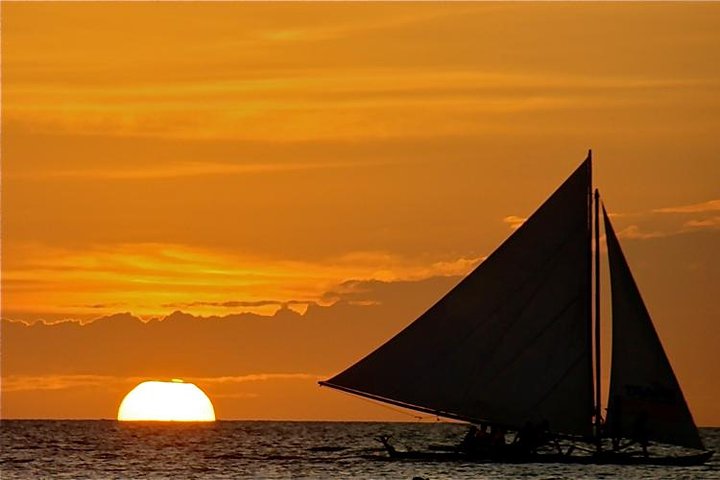 Boracay Paraw Sailing Sunset