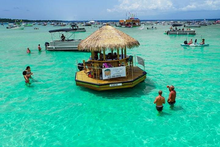 Original Cruisin' Tikis 3hr Crab Island Sandbar Adventure