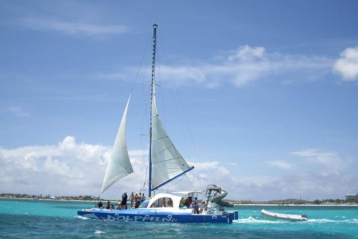 Aruba Sunset Sail Cruise Aboard The Dolphin Catamaran