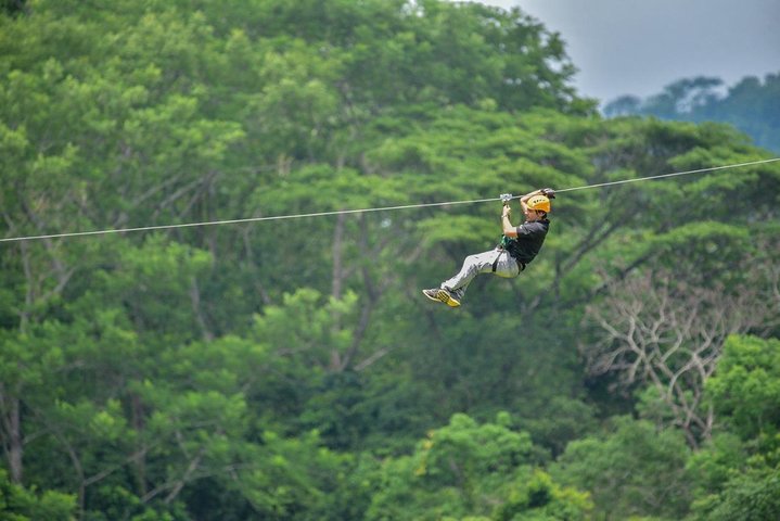 Puntarenas Zipline & River Boat Tour. Puntarenas Shore Excursion